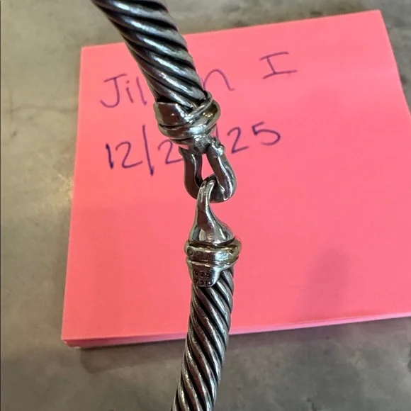 David Yurman Buckle Classic Cable Bracelet - Medium - Picture 4 of 6
